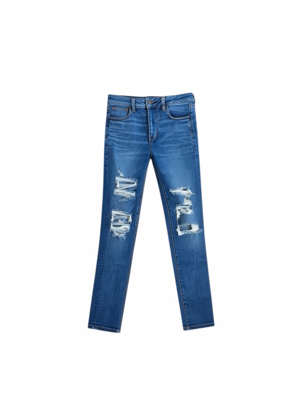 American Eagle Next Level Stretch Distressed Skinny Jeans Size 10 Regular